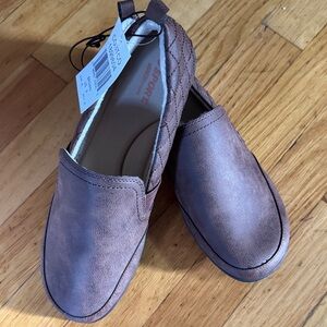 Casual Brown Slip-On Loafers for Women